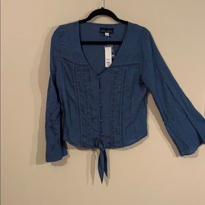 Francesca’s Teal Blouse